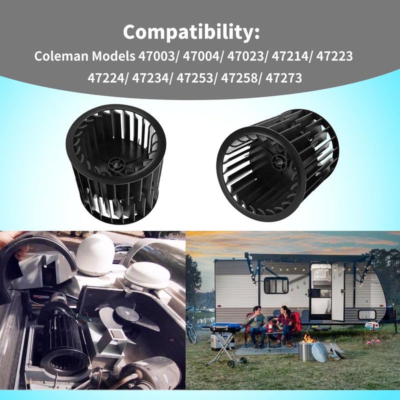 Vanshly Upgraded Air Conditioner Blower Wheel 1472A1191 Compatible with Coleman Mach 8 Series,47003, 47004, 47023, 47024, 47053, 47054, 47073, 47074 etc - Image 4